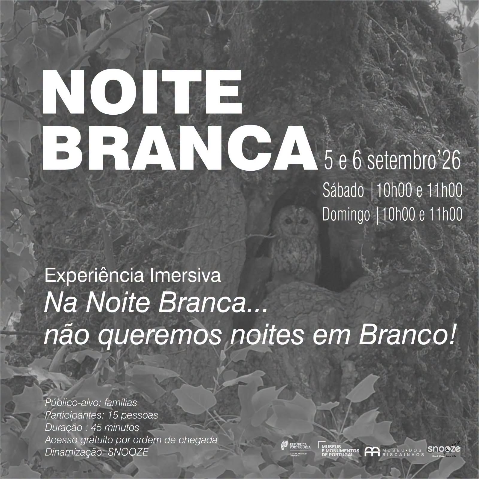 Na noite branca... não queremos noites em branco, Snooze
