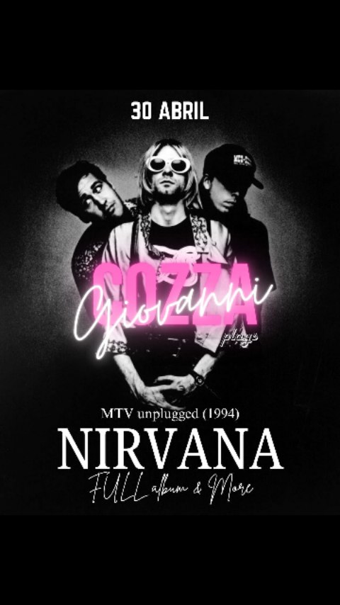 Giovanni Cozza apresenta Tributo a Nirvana
