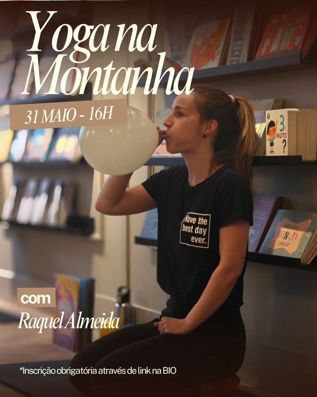 Raquel apresenta «Yoga na Montanha»