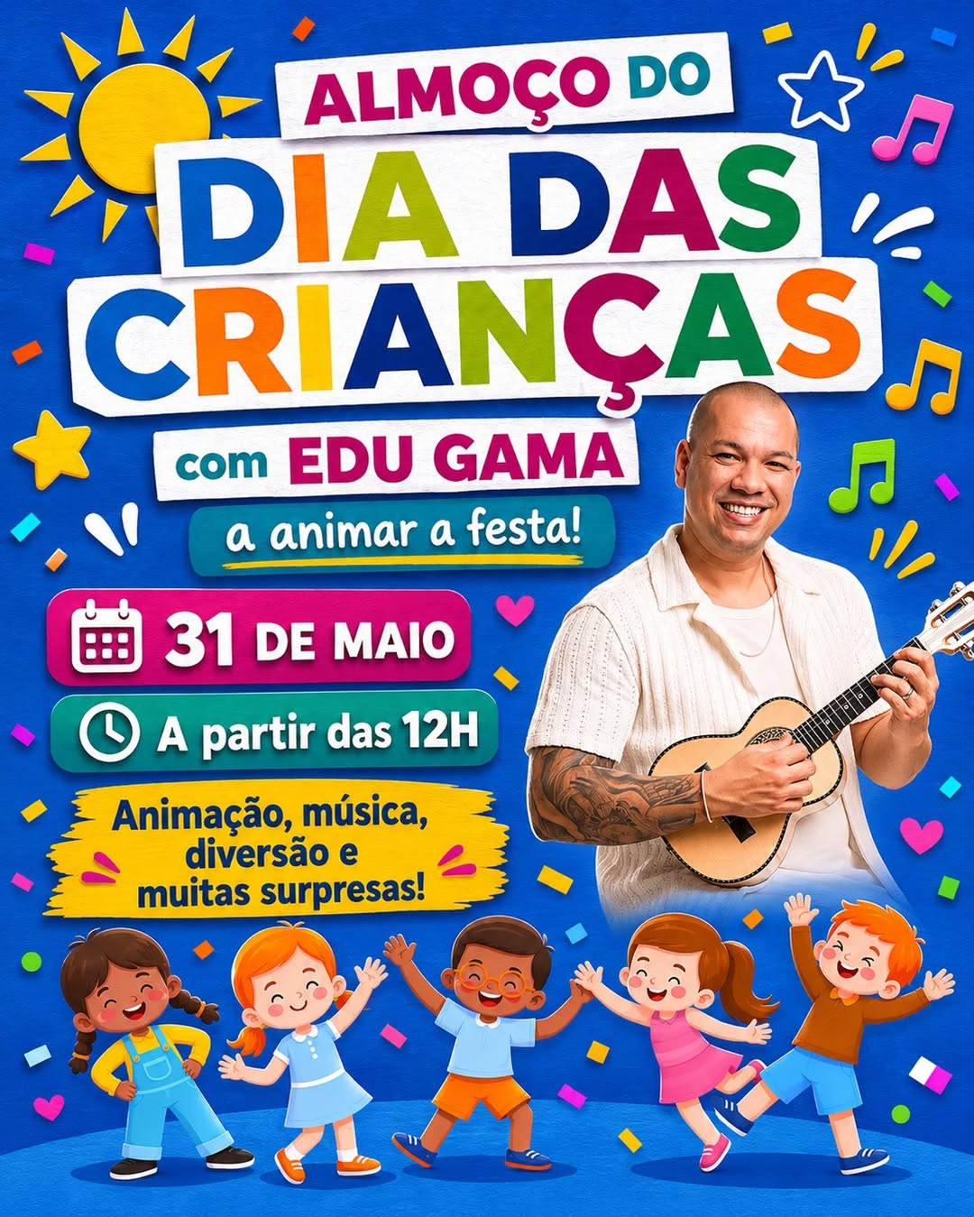 Edu Gama — Almoço do Dia das Crianças