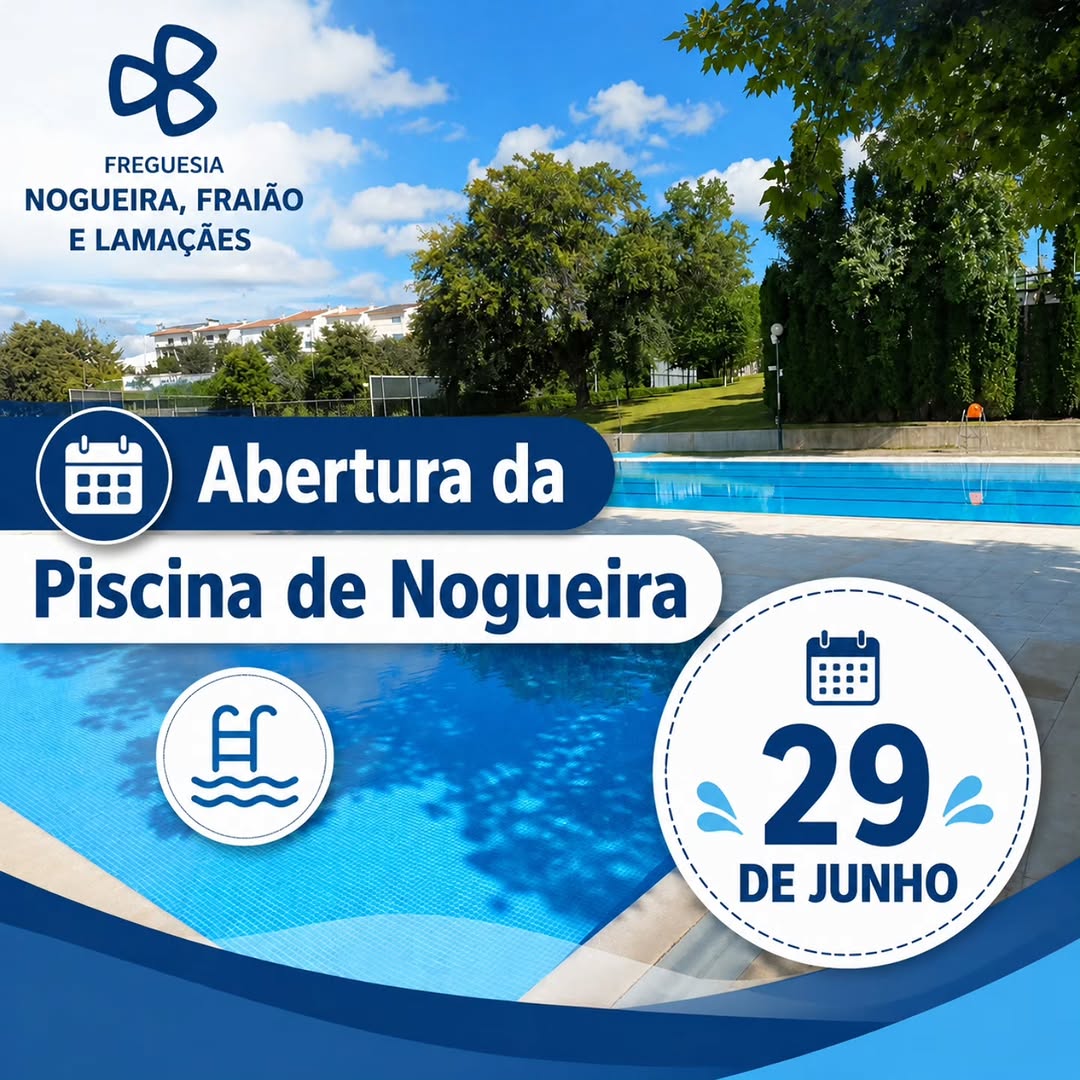 Abertura da Piscina de Nogueira