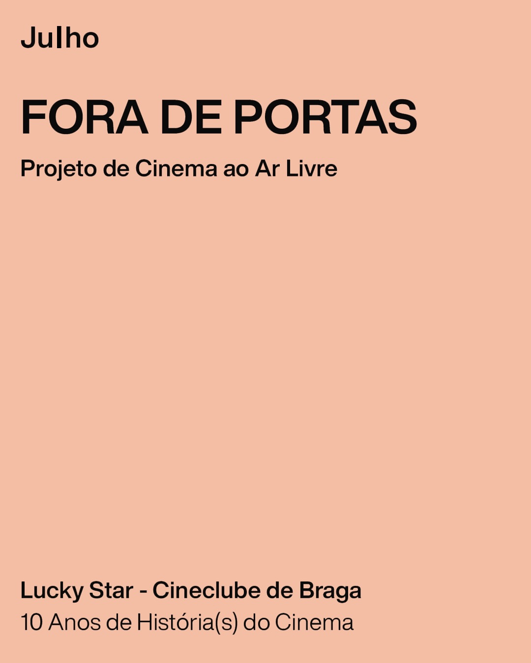 CINECLUBE FORA DE PORTAS