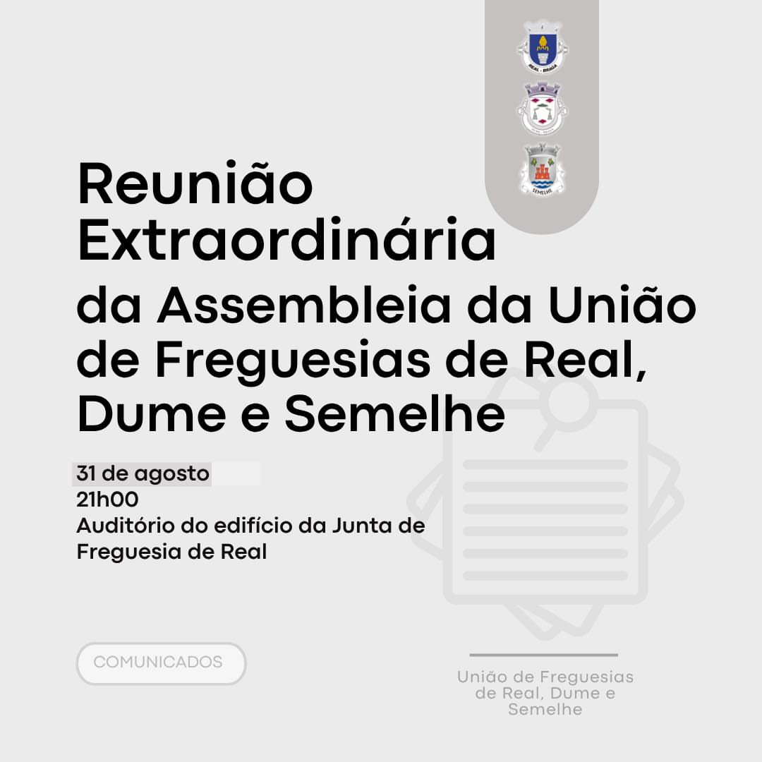 Assembleia de Freguesia — Sessão Extraordinária
