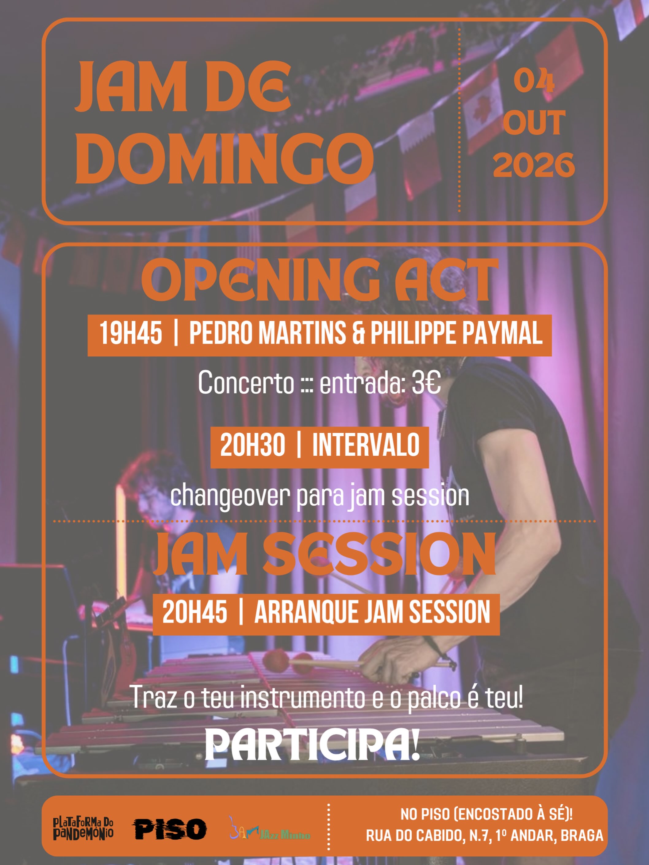 Pedro Martins + Philippe Paymal — Jam de Domingo