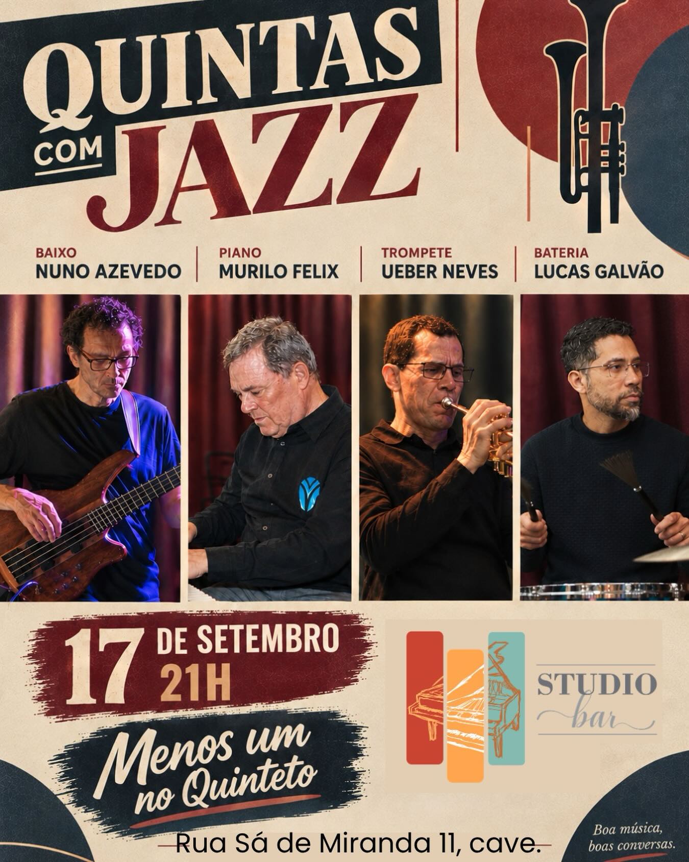 Menos um no Quinteto