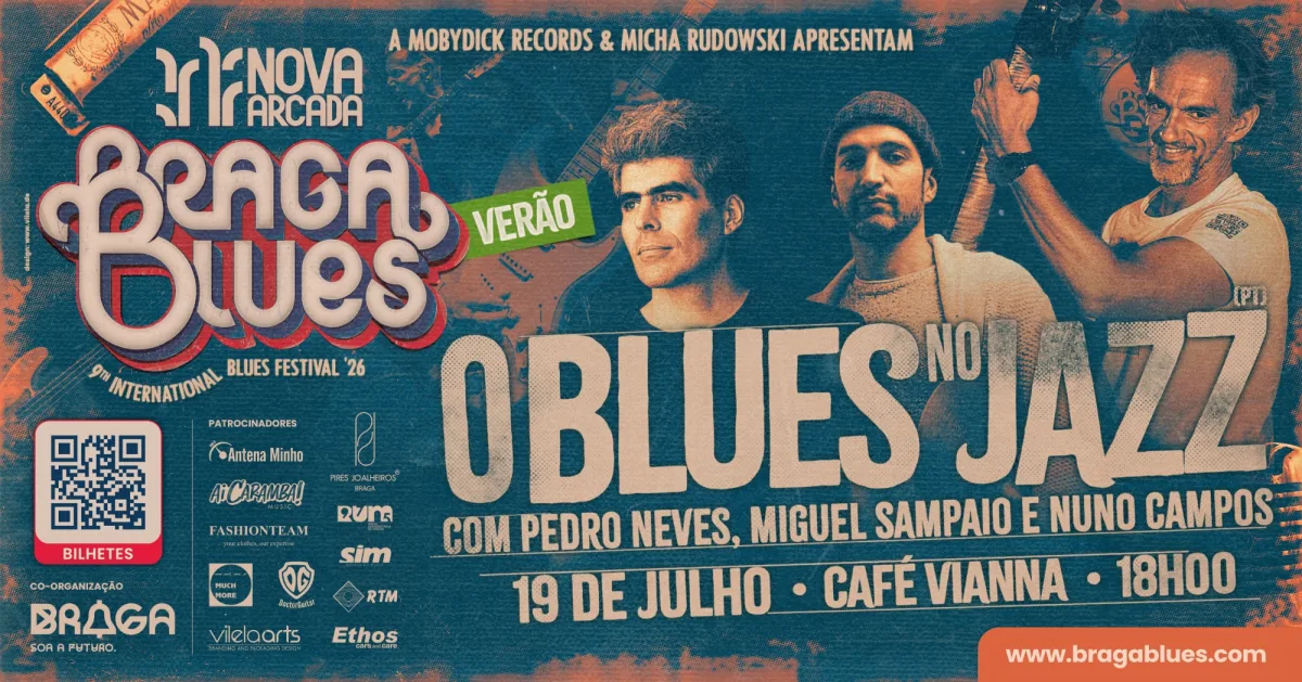 O Blues no Jazz com Pedro Neves, Miguel Sampaio e Nuno Campos